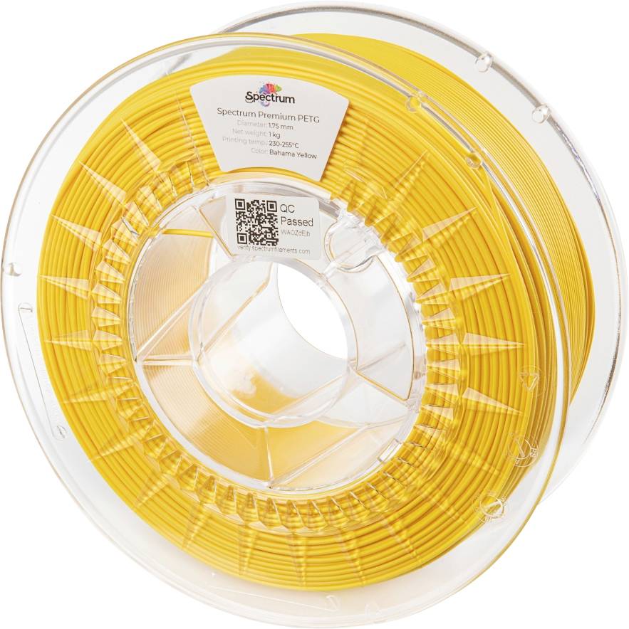 Spectrum Filaments 80060 PET-G Premium Filament PETG résistant aux produits chimiques, résiste aux chocs 1.75 mm 1000 g 