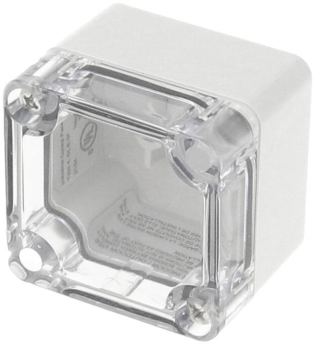 Hammond Electronics 1554A2GYCL Boîtier universel 52 x 50 x 40 Polycarbonate gris 1 pc(s)