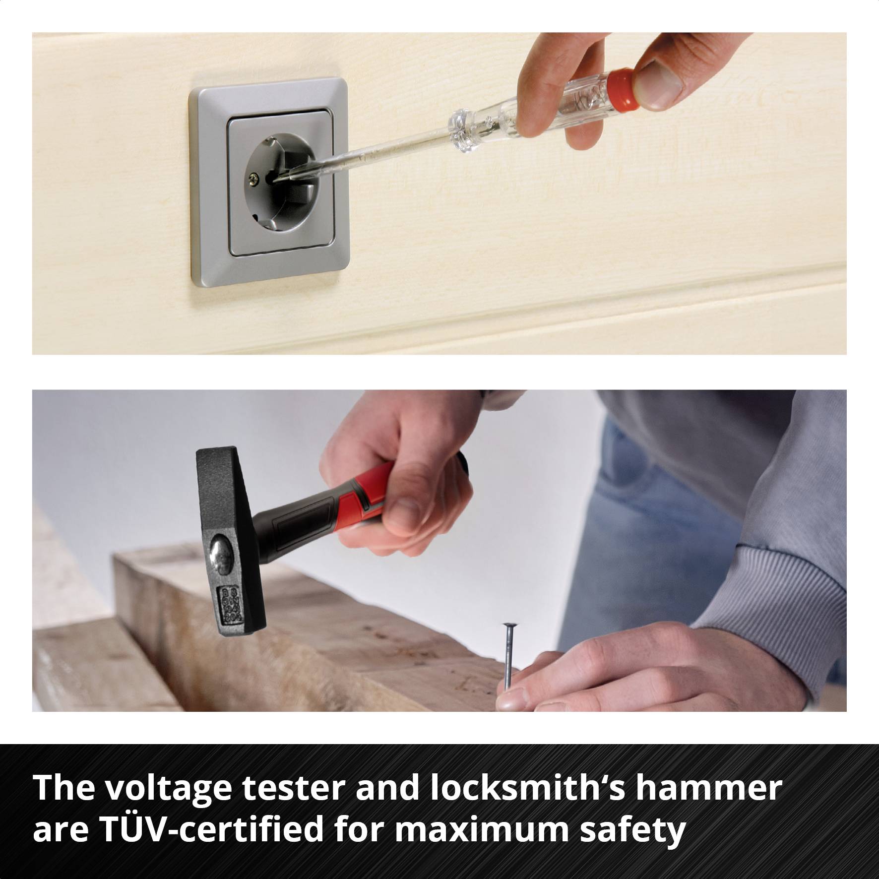 Einhell 80-tlg. Werkzeugkoffer Universal 370570 Mallette à outils équipée 80 pièces (l x H x P) 44.4 x 32.9 x 13.1 cm-18