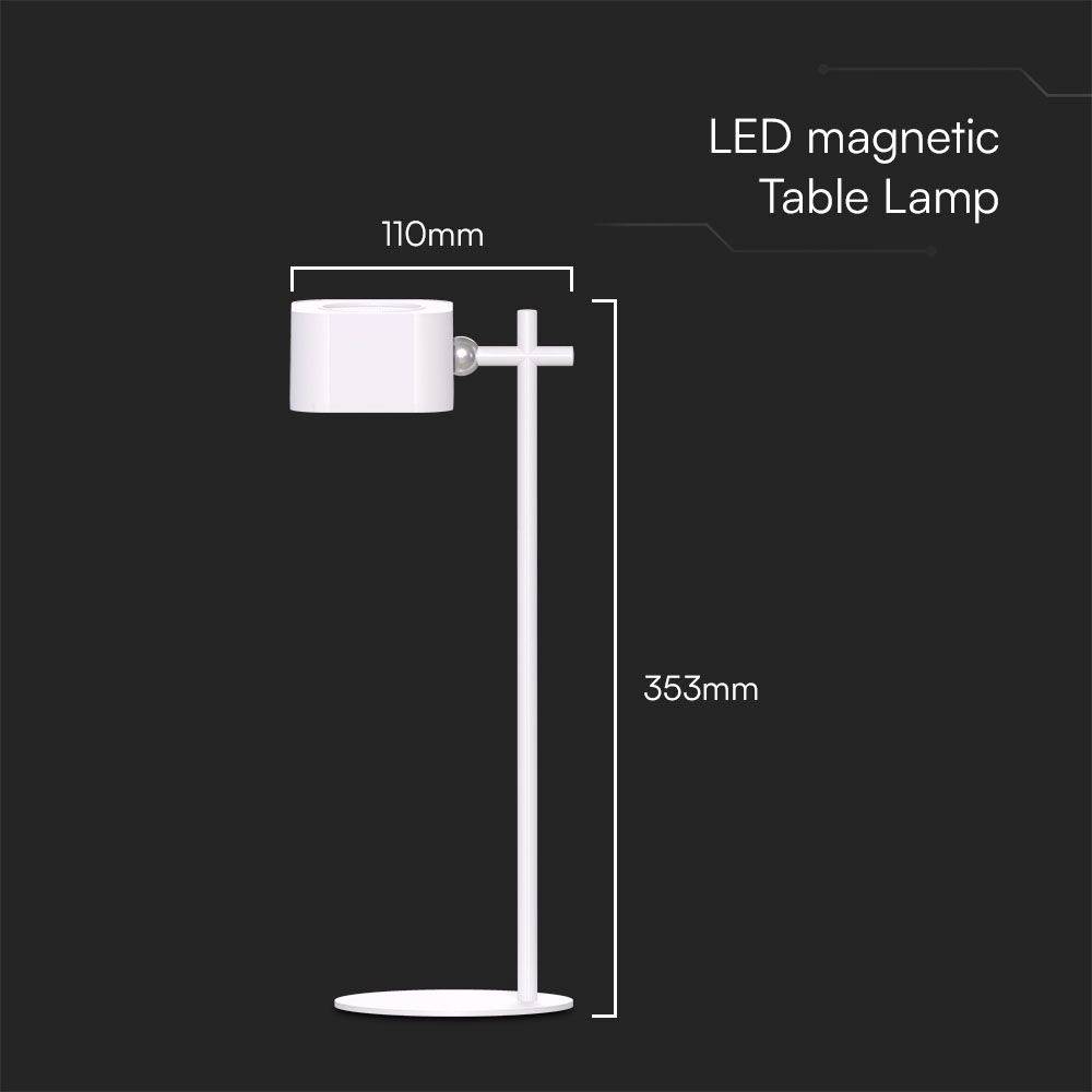 V-TAC VT-10115-W 23410 Lampe de table sans fil LED LED 3 W blanc-6