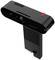 Un scanner 3D noir avec trois objectifs et un port USB, permettant la connexion à des ordinateurs ou des tablettes.