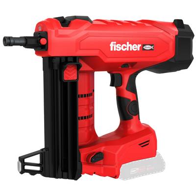 Pistolet à clous Red Fischer montré en vue latérale sur fond blanc.