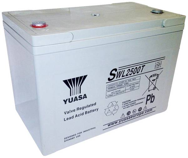 Yuasa  SWL2500T Batterie au plomb 12 V 93.6 Ah plomb (AGM) (l x H x P) 305 x 223 x 173 mm  auto-décharge réduite