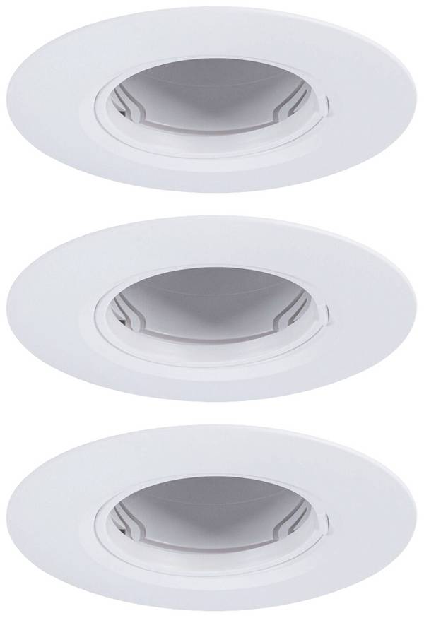 Paulmann 92112  Spot encastrable jeu de 3  LED GU10 30 W blanc