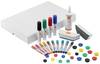 nobo Kit d'accessoires pour tableau blanc aimants inclus, marqueur inclus