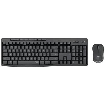 Logitech Tastatur-Maus-Set MK295 Graphite CH-Layout sans fil, USB Kit souris + clavier suisse, Qwertz noir Touches à fra-0