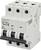 Disjoncteur à trois interrupteurs avec marquages : 'sygonix', 'SYG-MCB', 'C20', 'CE'. Adapté pour 415V, 6000A selon IEC/EN60898-1.