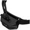 Bandeau noir avec lampe LED et port USB pour le chargement, en gros plan.