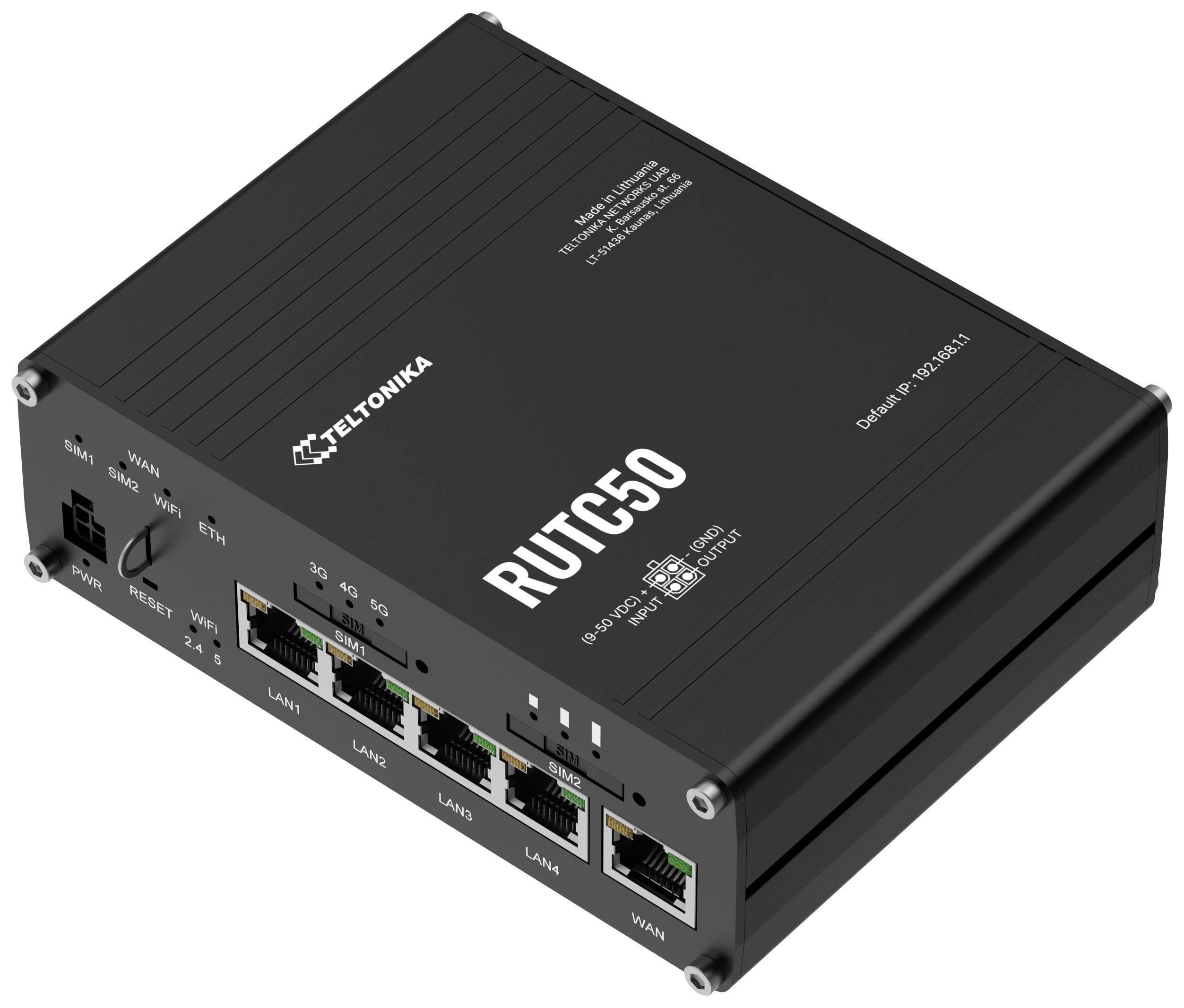 Routeur Wi-Fi Teltonika RUTC50 2.4 GHz, 5 GHz