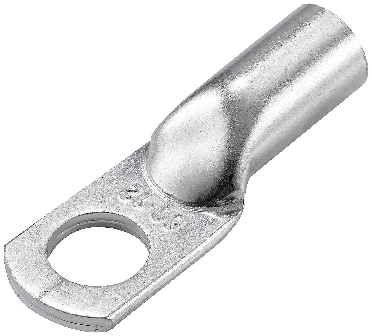TRU COMPONENTS TC-12885880 Cosse de câble tubulaire 180 ° M12 50 mm² Ø du trou: 12 mm 1 pc(s)