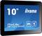 Moniteur tactile Iiyama de 10 pouces, modèle ProLite TF1015MC, avec écran IPS et technologie PCAP 10 points, en noir.