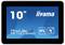 Écran de tablette affichant l'inscription '10" iiyama ProLite TF1015MC' avec des symboles pour IPS et la fonction tactile PCAP.
