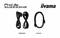 Logo 'ProLite XU2293HS' et 'iiyama' en haut. À gauche, câble d'alimentation étiqueté 'POWER', à droite, câble HDMI étiqueté 'HDMI'.