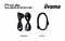 Logo 'ProLite XUB2293HS' et logo 'iiyama' en haut. Deux câbles en bas : le câble de gauche est étiqueté 'POWER' et le câble de droite est étiqueté 'HDMI'.