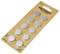 Un emballage contenant douze piles bouton Voltcraft, modèle CR2032, 220 mAh, 3V, de couleur argent.