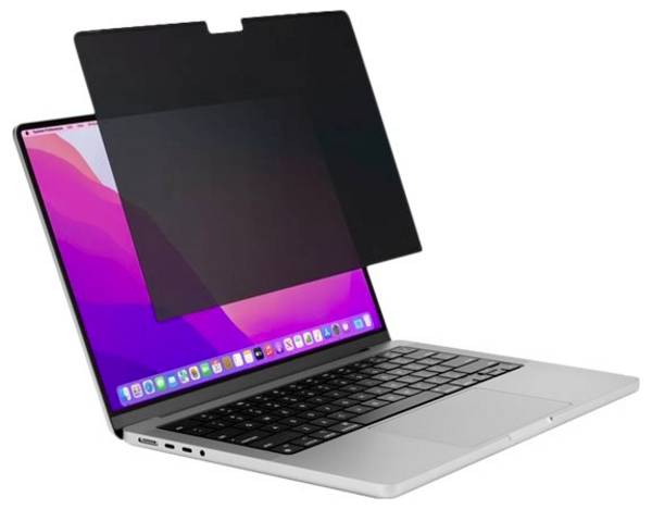 Kensington MagPro™ Elite Privacy Filter Film de confidentialité MacBook 40,6 cm (16") Format d'image: 16:10 K58371WW Apple MacBook Pro 16" (M1, 2021), MacBook Pro 16" (M2, 2023), MacBook Pro 16" (M3, 2023)