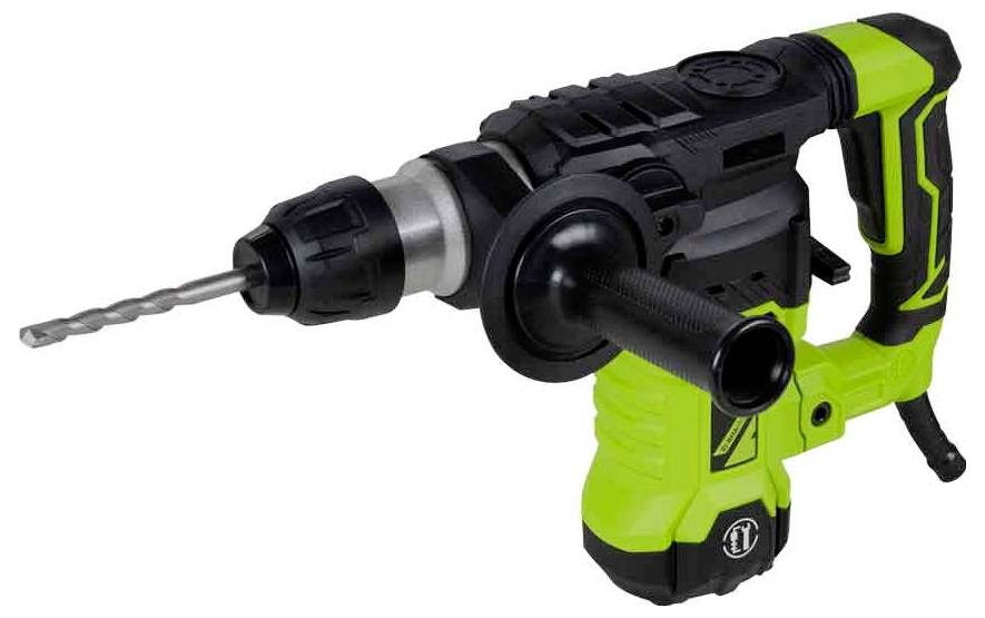 Zipper ZI-BHA1500DN SDS-Plus-Marteau perforateur 230 V 1500 W + accessoires, + mallette-3