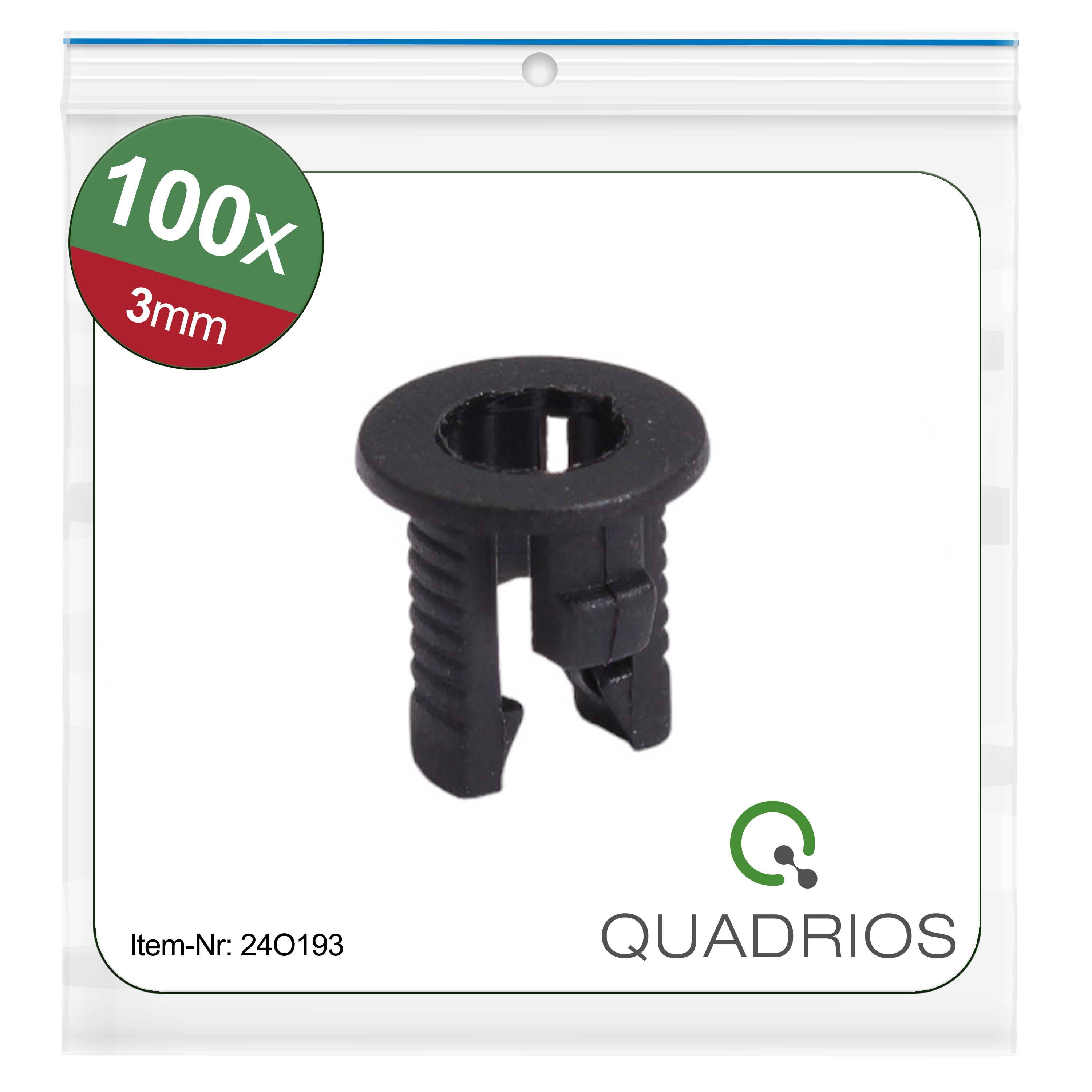 Quadrios 24O193 24O193 Support de LED plastique Adapté pour (LED) LED 3 mm