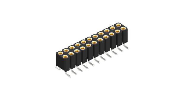 Fischer Elektronik Barrette femelle (de précision) Nbr de rangées: 2 10027875 10 pc(s)-0