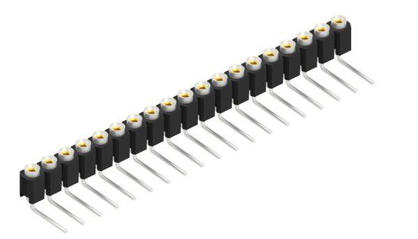 Fischer Elektronik Barrette femelle (de précision) Nbr de rangées: 1 10040241 10 pc(s)-0