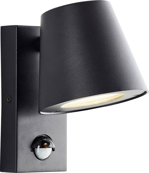 Brilliant Bari 44321/06 Applique extérieure avec détecteur de mouvement GU10   LED noir