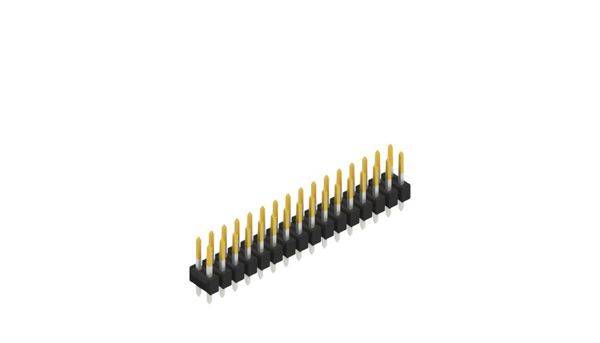 Fischer Elektronik Barrette mâle (standard) Nbr de rangées: 2 10053289 10 pc(s)-0