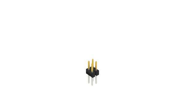 Fischer Elektronik Barrette mâle (standard) Nbr de rangées: 2 10053357 10 pc(s)-0