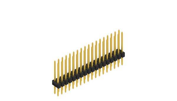 Fischer Elektronik Barrette mâle (standard) Nbr de rangées: 2 10053649 10 pc(s)-0