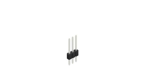 Fischer Elektronik Barrette mâle (standard) Nbr de rangées: 1 10060081 10 pc(s)-0