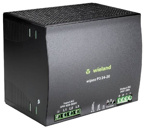 Wieland Electric 81.000.6180.0 Bloc d'alimentation à découpage  24 V 20 A 480 W   Contenu 1 pc(s)