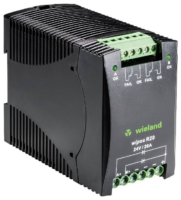 Wieland Electric 81.000.6200.0 Module de redondance  24 V 20 A    Contenu 1 pc(s)