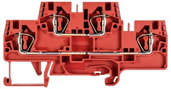 Wieland Electric 56.704.7555.5 Borne à étages d'installation  raccordement à ressort  rouge 100 pc(s)