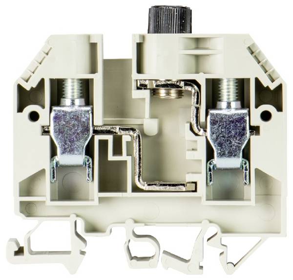 Wieland Electric 57.910.5255.0 Bloc de jonction à fusibles  raccord à vis  gris 50 pc(s)