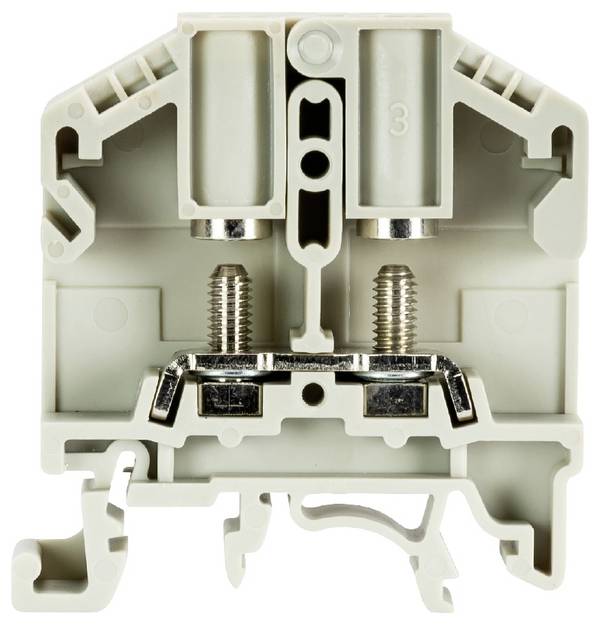 Wieland Electric 57.106.1155.0 Borne à tige 11 mm raccord à boulon  gris 50 pc(s) Piece