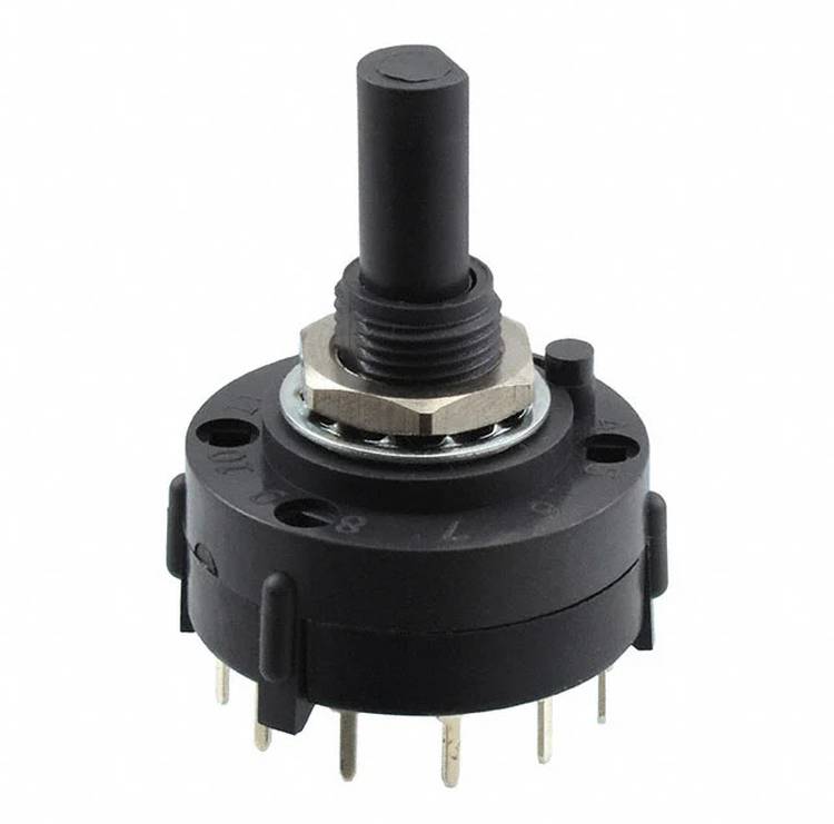 C & K Switches A11005RNCQ Rotary-Switch A Series Commutateur rotatif 125 V/AC, 125 V/DC 2.5 A Positions de commutation 1-0
