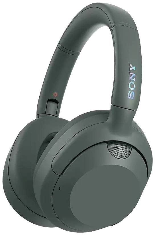 Écouteurs supra-auriculaires sans fil verts avec logo de marque sur le côté.