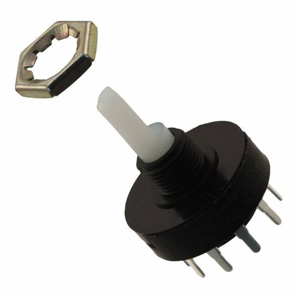 C & K Switches  R20507RR02Q  Rotary Switch R Series  Commutateur rotatif  125 V/AC, 125 V/DC  5 A  Positions de commutation 5      1 pc(s)  Piece