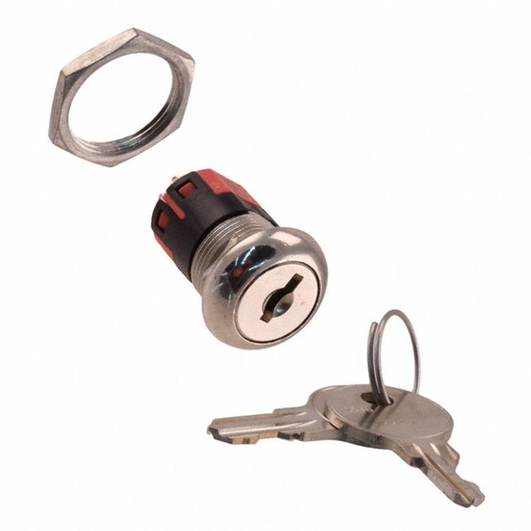 C & K Switches Y2011U2C203NQ Switchlock Switch Y Series Commutateur à clé 125 V/AC, 28 V/DC 4 A 2 x On/On 1 pc(s)-0
