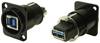 XLRFT USB 3.0 B-A femelle noir avec mise à la terre métallique Adaptateur/prolongateur encastrable CP30109 Cliff Contenu: 1 pc(s)