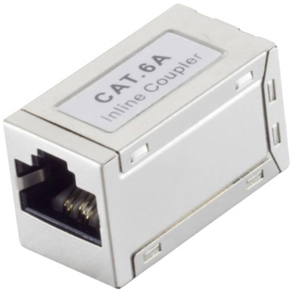 BKL Electronic  Connecteur RJ45, Cat 6a, STP, STP, slim, argent 10121206    Nombre de pôles 8 argent 1 pc(s)