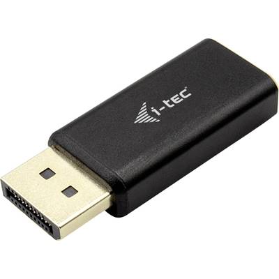 'Adaptateur HDMI noir portant l'inscription i-tec.'