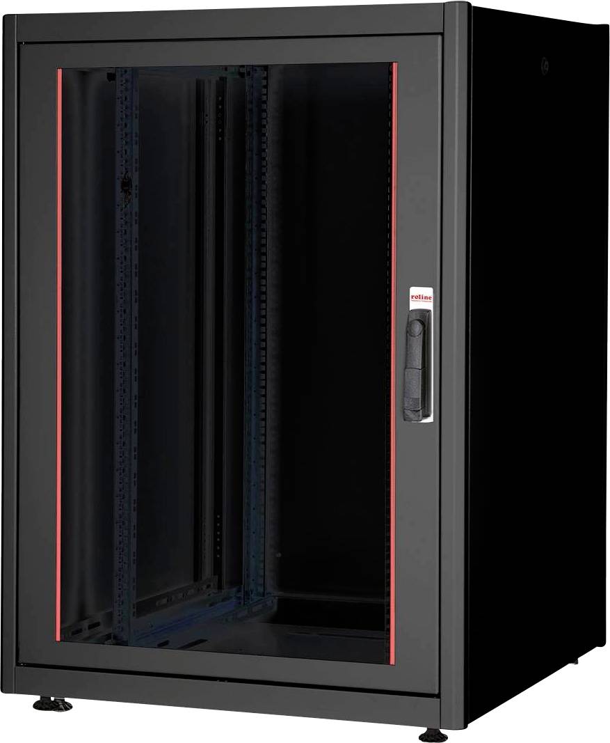 Roline Armoire baie de brassage 19" (l x H x P) 800 x 1125 x 800 mm 22 UH noir-0