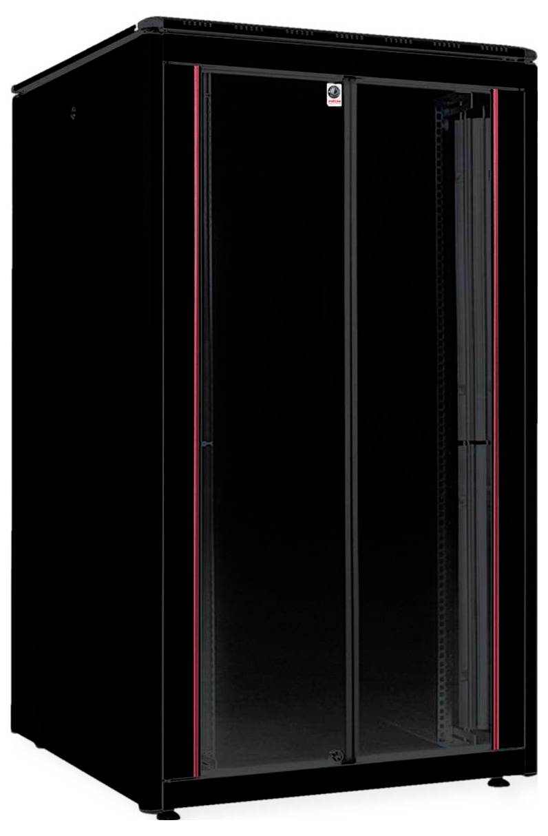 Roline Armoire baie de brassage 19" (l x H x P) 800 x 1342 x 800 mm 26 UH noir-0