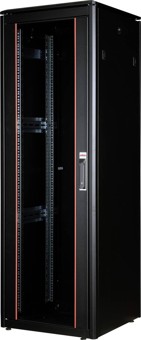 Roline  Armoire baie de brassage 19" (l x H x P) 600 x 1786 x 600 mm 36 UH noir