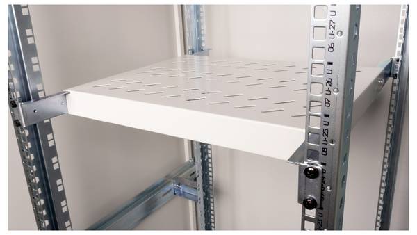 ROLINE 19" Etagère 1U, 350P 50 kg gris