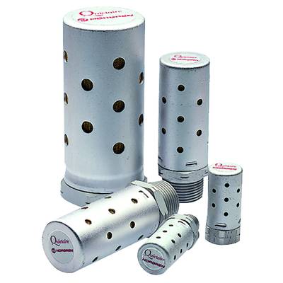 Filtres industriels en métal de différentes tailles, avec des trous, destinés aux machines et aux systèmes d'air dans les applications industrielles.