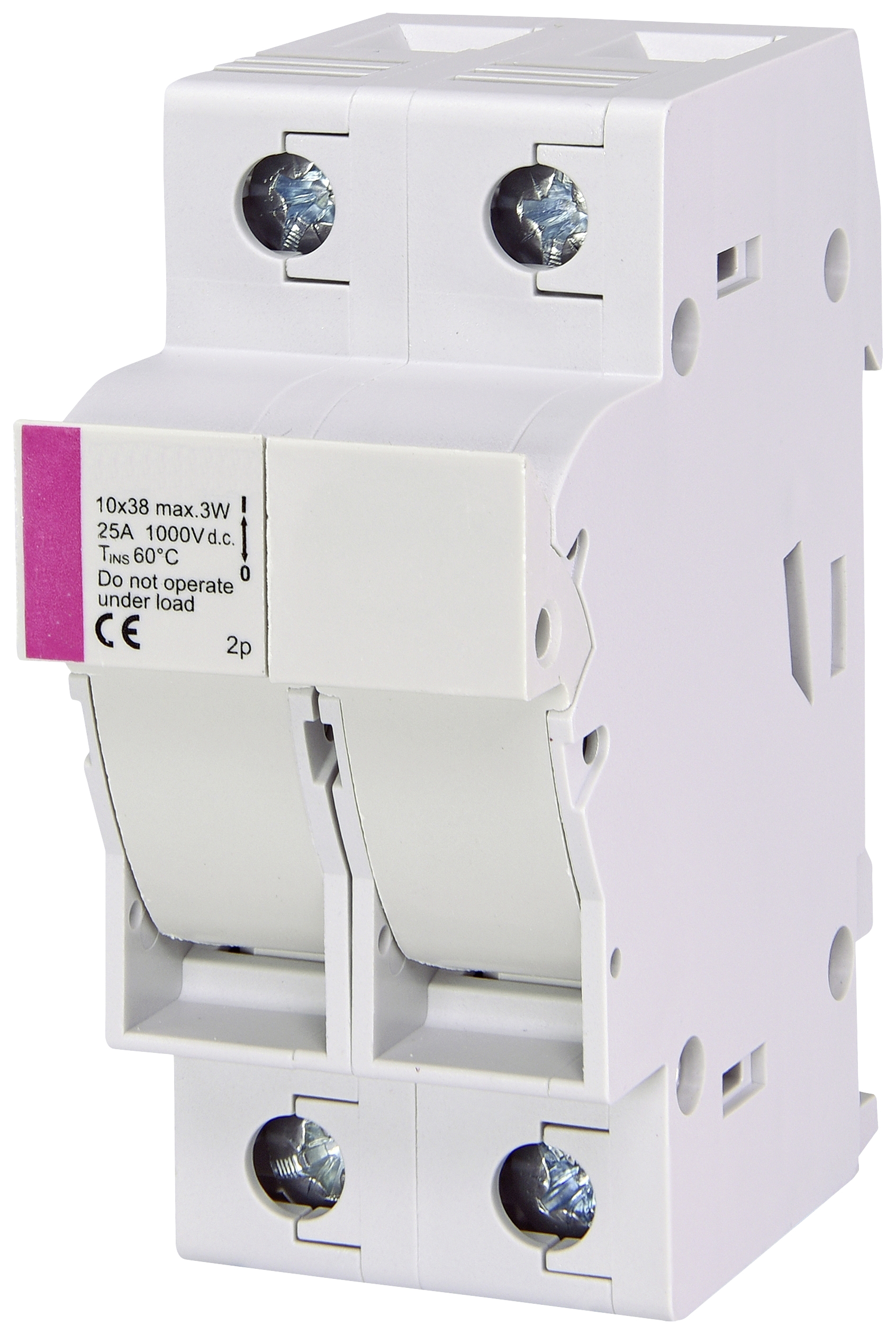 ETI Elektrotechnik 002540203 EFH 10 DC 2p Porte-fusible Adapté pour (fusibles) fusible 10,3 x 38 mm 25 A 1000 V 1 pc(s)