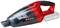 Aspirateur à main sans fil, rouge et noir, de Einhell. Adapté à diverses tâches de nettoyage, compact et facile à manipuler.