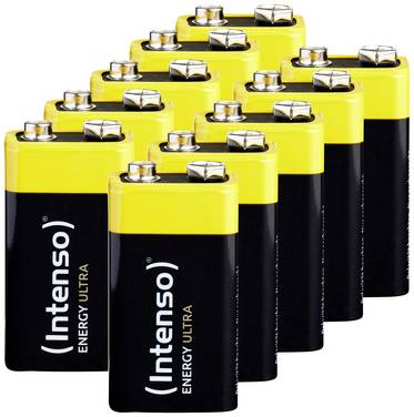 Intenso 7501451MP Pile 6LR61 (9V) alcaline(s) 560 mAh 9 V 10 pc(s)
