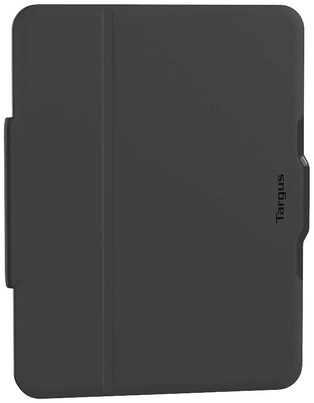 Une housse de protection noire pour tablette, au design élégant. La marque 'Targus' y est inscrite.
